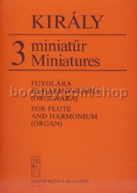 3 Miniatures - flute & harmonium (organ)