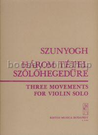 Three Movements for violin solo