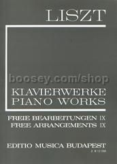 Free Arrangements IX (II/9) for piano solo
