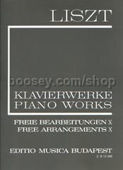 Free Arrangements X (II/10) for piano solo