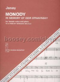 Monody - female voice & piano