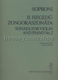Sonata No. 2 for violin & piano