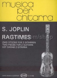 Ragtimes: Two Pieces - 2 guitars (score)