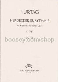 Herdecker Eurythmie op. 14b, part 2 - violin & tenor lyre (score)