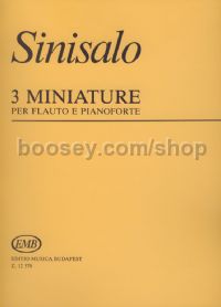 3 Miniatures - flute & piano