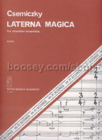 Laterna magica - chamber ensemble (playing score)
