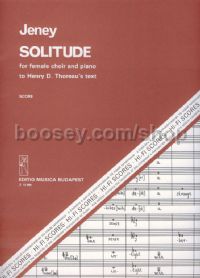 Solitude - female chorus & piano