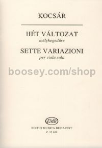 7 Variations - viola solo