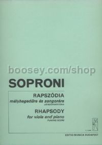 Rhapsody for viola & piano (playing score)