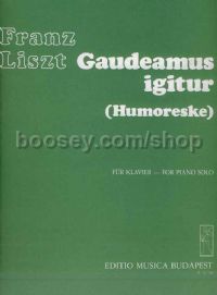 Gaudeamus igitur (Humoresque) - piano solo