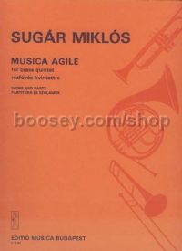 Musica agile for brass quintet (score & parts)