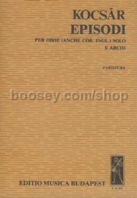 Episodi - oboe (also cor anglais) & strings (score)