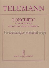 Concerto in E major - flute & piano
