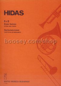 5x5 - brass quintet (score & parts)