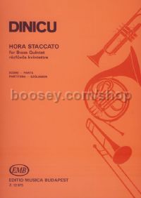 Hora staccato - brass quintet (score & parts)