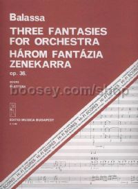 Three Fantasies op. 36 - orchestra (score)