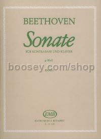 Sonata in G minor, op. 5 no. 2 - double bass & piano
