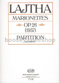 Marionettes, op. 26 - flute, violin, viola, cello & harp (score)