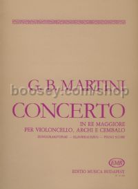 Concerto in D major for cello & piano