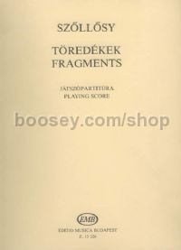 Fragments for mezzo-soprano, flute & viola (playing score)