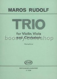 Trio for violin, viola & cimbalom (playing score)