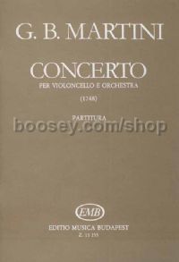 Concerto in D major - cello & orchestra (score)