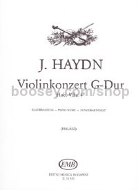 Violin Concerto in G major, Hob. VIIa:4 - violin & piano