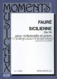 Sicilienne, op. 78 - cello & piano