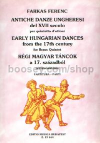 Early Hungarian Dances from the 17th Century - brass quintet (score & parts)