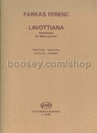 Lavottiana - wind quintet (score & parts)