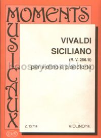 Siciliano RV 256/II - violin & piano