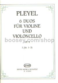 6 Duos Op. 4, Vol. 1: Nos. 1-3 - violin & cello