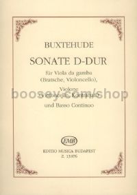 Sonate D-Dur - violin, cello, basso continuo (score & parts)