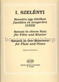 Sonata in One Movement (1925) for flute & piano