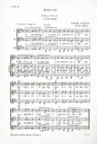 Himnusz (Hungarian National Anthem) - upper voices (3-part)