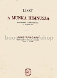 A munka himnusza - bass solo, ttbb & piano reduction