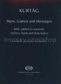 Signs Games and Messages for String Trio for violin, viola & cello (playing score)