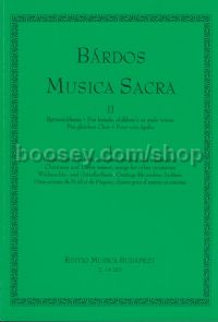 Musica Sacra II/1 for female, children's or male voices - mixed voices