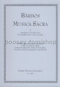 Musica Sacra I/3 - mixed voices