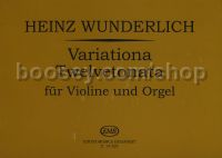Variationa Twelvetonata - violin & organ