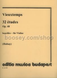32 études, op. 48 - violin solo