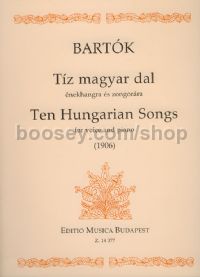 Ten Hungarian Songs - voice & piano