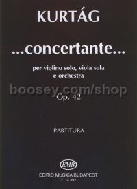 ...concertante… - violin, viola & orchestra (score)