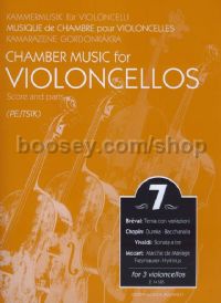 Chamber Music for Violoncellos, Vol. 7 for 3 cellos (score & parts)