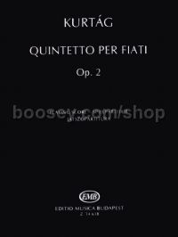 Quintetto per fiati, op. 2 - wind quintet (playing score)