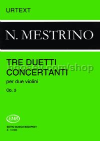 Tre duetti concertanti, Op. 3 - 2 violins