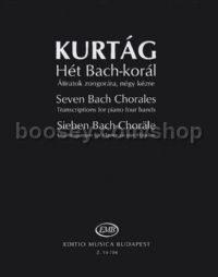 7 Bach Chorales (arr. Kurtag) - piano 4 hands
