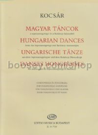 Hungarian Dances - cello & piano