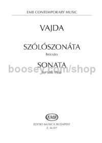 Sonata for solo viola