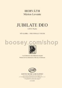 Jubilate Deo - upper voices (SMA)